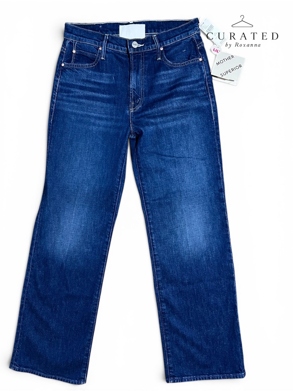 NWT Mother Lil’ Mother The Lil’ Kick it Superior Jeans size 27” High-rise crop